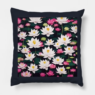 Lovely Lily Lotus Pillow