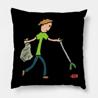 Plogging and Litter Picking Pillow