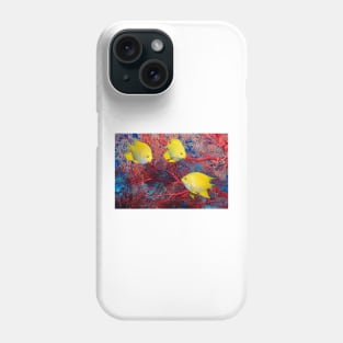 Golden damselfish (Z605/0772) Phone Case