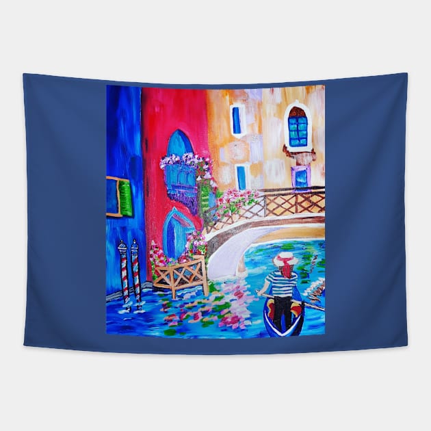 Venice,Italy Tapestry by Oregon333