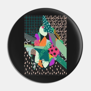 Abstract Print Pin