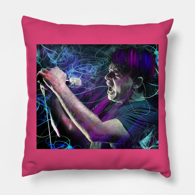 Are 'Friends' Electric? Pillow by IconsPopArt