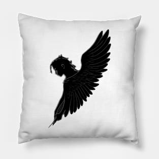 fallen angel Pillow