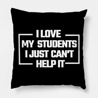 i love my students. i just can't help it. Pillow