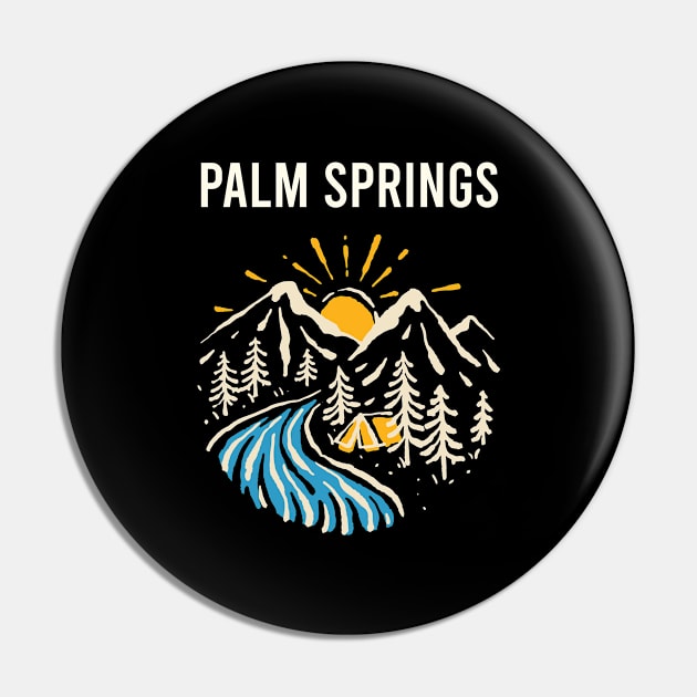 Palm Springs Landscape Pin by flaskoverhand