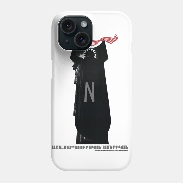 Nuclear Statue of Liberty Phone Case by armeniapedia