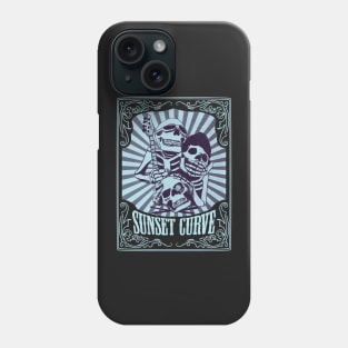 SUNSET CURVE BAND TSHIRT #1 Phone Case