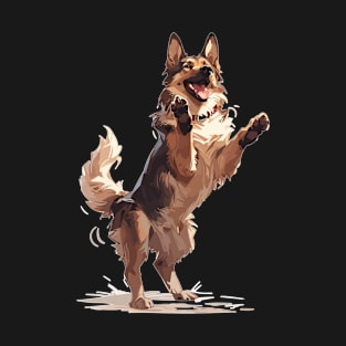 Dancing Dog Competition German Shepherd T-Shirt