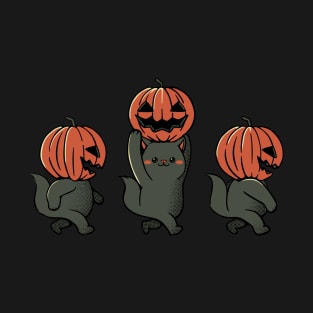 Halloween Pumpkin Cats by Tobe Fonseca T-Shirt