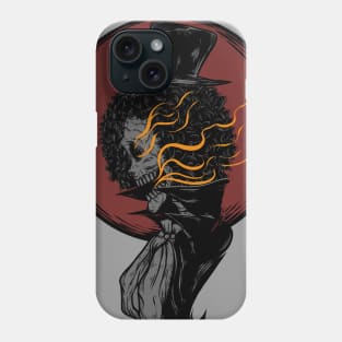 Red Moon Skeleton Pirate Phone Case