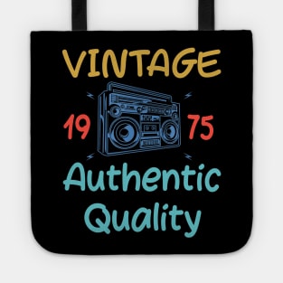 1975 Vintage 45th Birthday Anniversary Gift Tote