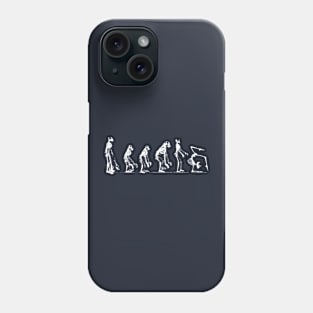 Human Skeleton Yogui evolution white Phone Case