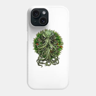 Cthulhu Christmas Wreath! Phone Case