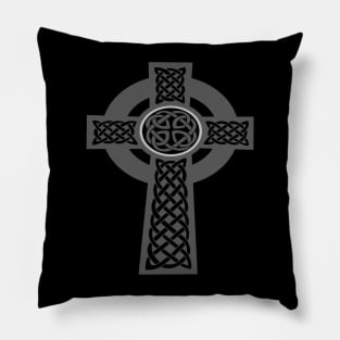 Ornamental Celtic High Cross Decorative Knotwork 1 Pillow