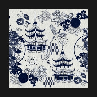 Japanese whimsical pattern T-Shirt