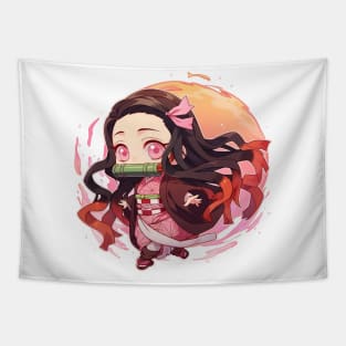 chibi nezuko Tapestry