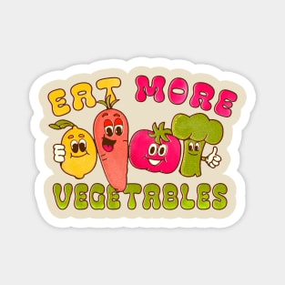 Eat More Vegetables Magnet