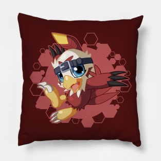 Hawkmon Chibi Pillow