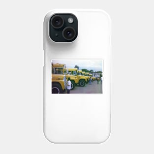 School bus in Guatemala 1991 Phone Case