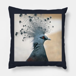 victoria crowned pigeon Pillow