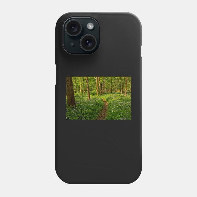 Spring Woodland Wildflowers Phone Case by MartynUK