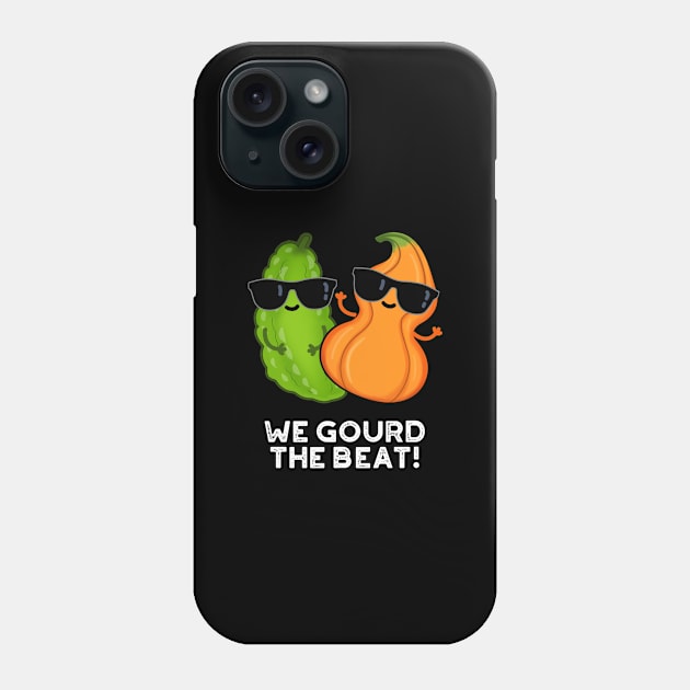 We Gourd The Beat Cute Veggie Pun Phone Case by punnybone