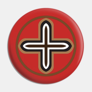 Cross, GorillaThunder t-shirt Pin