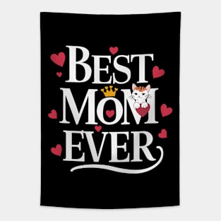 Best Mom Ever Mother's Day Cats Tapestry