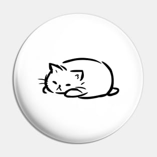 Cat Doodle,Sleepy Kitty Pin