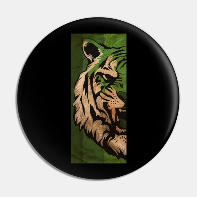 Tiger Force Pin by CTShirts