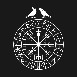 Vegvisir Futhark Runes Nordic T-Shirt