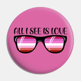 Lipstick Lesbian Sunglasses - Love Pin