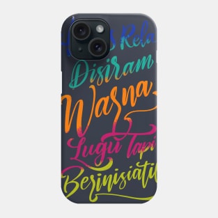 Polos rela disiram warna lugu tapi berinisiatif Phone Case