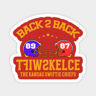 Back2Back SwiftKelce The Kansas Swifie Chiefs Magnet