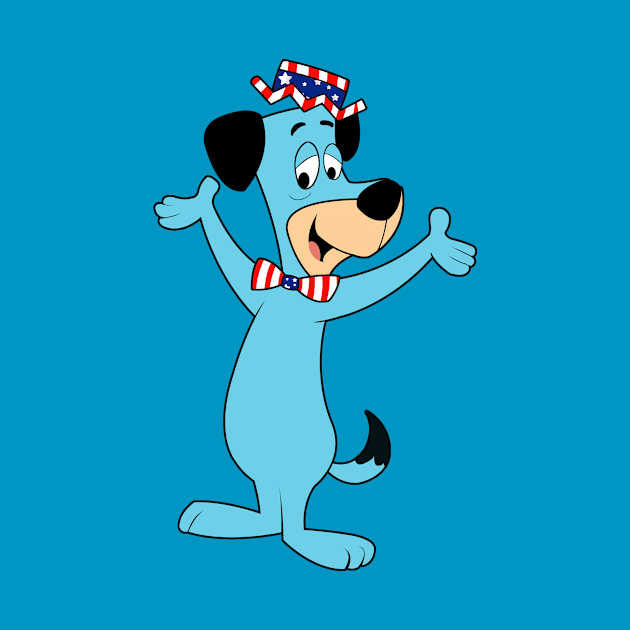 Huckleberry Hound - Patriotic USA by LuisP96