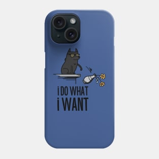 I Do What I Want - Schipperke version Phone Case