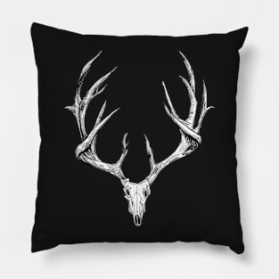 Stag Skull Pillow