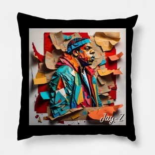 Jay-Z // Paper Art Pillow