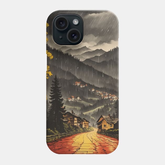 The Black Forest Germany Tourism Vintage Retro Phone Case by TravelersGems