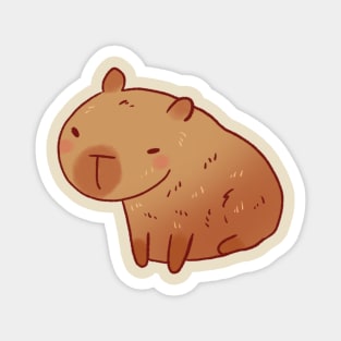 Chunky Capybara illustration Magnet