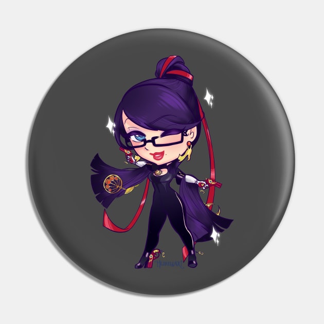 bayonetta Pin by MeikosArt