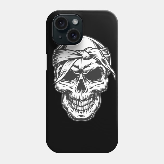 Skull Funny Design Phone Case by Mako Design 