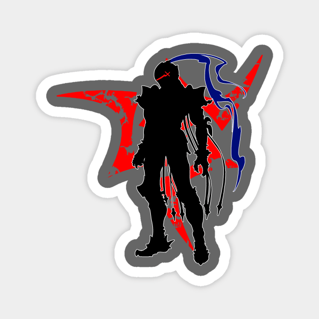 Berserker Silhouette Magnet by A_Buddy89