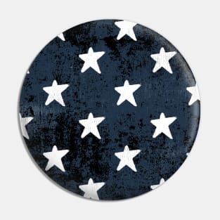 Blue American Stars Pin