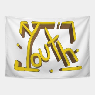 Youth cool trend Pun Themed Graphic Design Tapestry