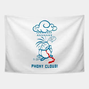 Phony Cloud! Anti-Trump Protest Cookie Kid Politics Tapestry