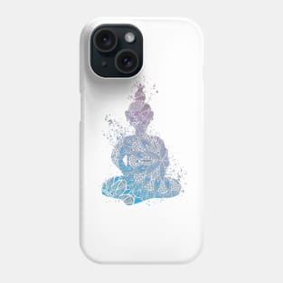 Blue Mandala Buddha Phone Case