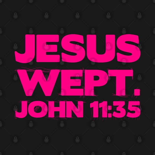 Jesus wept by Plushism