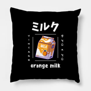 Milk Japan Japanese Vintage Since Retro Established Pillow