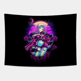 Haru's Resurgence SoulWorkers Gaming Shirt Tapestry